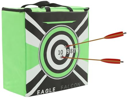 Zielscheibe, Bogenschießen-Ziel, 40 x 20 x 40cm, Tragbare Zielwürfel Trainingsziel mit Tragegriff für Kinder Jugend Erwachsene, einfache Pfeilentfernun