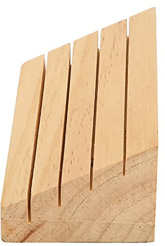 Hochwertiger Spielkartenhalter aus Holz mit 4 Steckplätzen für Einfache Organisation und Sichtbarkeit von Pokerkarten