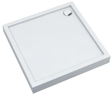 AQUABAD Duschwanne/Duschtasse | Ultima mit LeakProtect Technologie Smooth White 90x90cm Quadrat
