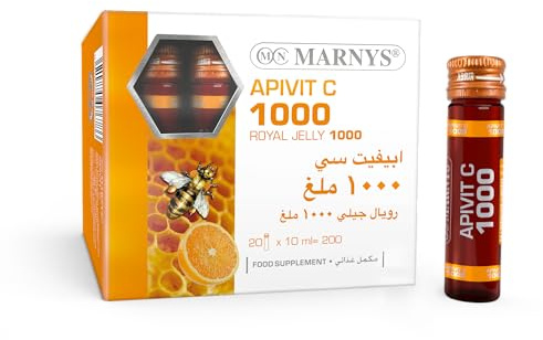 MARNYS Apivit C 1000 mg Jalea Real Pura y Vitamina C 20 Viales