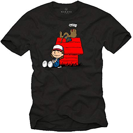 Makaya Stranger Tee Shirt Geek Humour - Dustin Dart Nougat Things - Homme