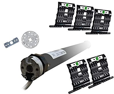 Rolladen Renovierungskit mit smarotech Mechanik-Set SW40 und Rollladenmotor Selve SE Pro 1/10 mit 10 Nm (bis 4,3 qm)