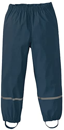 Chedin Pantalones de lluvia unisex para niños, pantalones de lluvia para mujer, impermeables y resistentes al viento, pantalones transpirables de barro, pantalones de lluvia con cintura sin forro