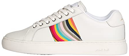 Paul Smith Damen-Schuh Lapin White Swirl Sneaker, Weiss/opulenter Garten, 40 EU