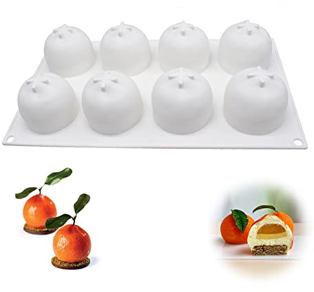 QIUMING Frucht Silikonform Dessert Silikon Kuchenform zum Backen | Fruit Silicone Shape Brownies Cake Antihaftbeschichtung Für Brownies, Mousse, Kuchen und Desserts