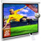 ScreenLux Écran de Projection motorisé 200 x 200 cm 1:1 - Blanc - Tissu Mat - Compatible FULL-HD 4K 8K & 3D