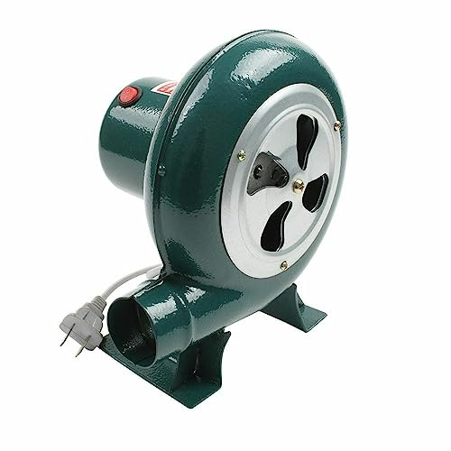 Topchances 220V Barbecue Combustion Blower Home BBQ Stove Fire Electric Fan 30/40/60/80W (30, watts)