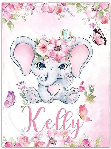 Souarts Personalisierte Decke mit Text Namen, Kuscheldecke Flanell Fleecedecke Flauschig Blanket Wohndecke für Sofa Auto, Geschenke für Frauen Freundin Mutter Kinder