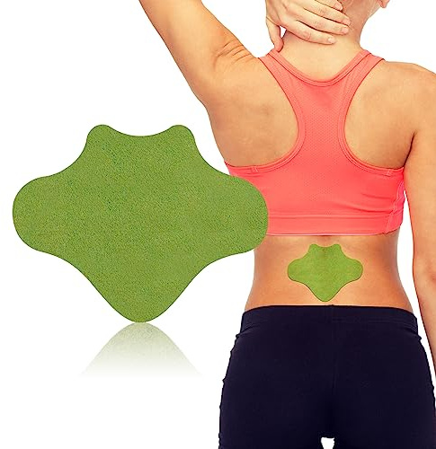 ishancare Back Pain Relief Patches, 24Pcs Natural Warming Herbal Plaster Heat Patches, 8 Hours Deep Heating Extra Strength Joint Pain Relieving Patch for Back, Neck, Knee, Shoulder