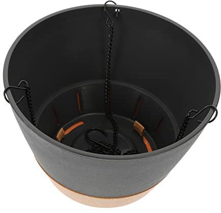 Amosfun Hängender Blumentopf Für Innen Und Außenbereich Vielseitig Einsetzbar Dekorativ Für Garten Büro Und Wohnzimmer Stabil Und Platzsparend