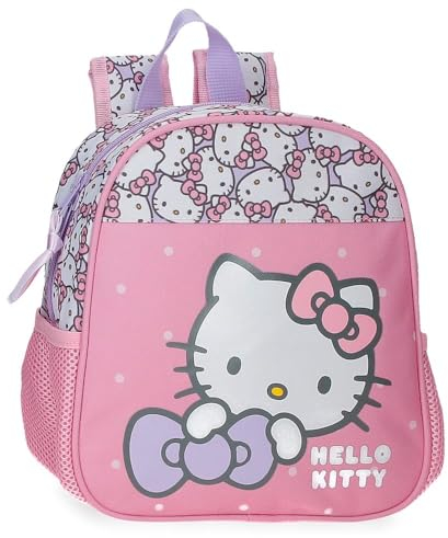 Hello Kitty My Favourite Bow Zaino Nursery Pink 23x25x10cm Poliestere 5.25L, rosa, Daycare Zaino, rosa, Zaino Daycare