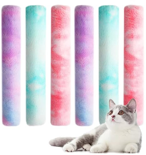 ZITUZY 6 Stück Katzenminze Kissen, katzenspielzeug, Katzenspielzeug mit Katzenminze, Baldrian Kissen für Katzen, für Indoor Geeignet zum Necken und Trösten von Katzen