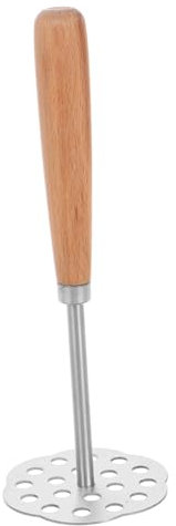 DONFAMDS Complementary Food Press Stainless Steel for Potatoes Vegetables Garlic Mashed Potato Masher Hand Kitchen Tool
