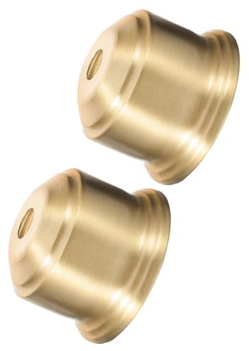 Didiseaon 2pezzi Portalampada in Ottone Attacco Per Lampada a Sospensione Plafoniera Lampadario Manicotto Per Lampada Vintage Supporto Per Da Parete Coppa Appuntita Regolabile