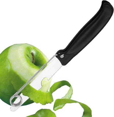 Pelafrutta Per - Tagliafrutta In Metallo, Utensile Da Cucina, Pelapatate Ergonomico In Acciaio Inossidabile Per Frutta E Verdura. Affilato, Antiruggine E Lavabile In Lavastoviglie
