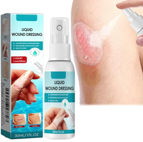 Liquid Plaster,Wound Spray,Liquid Plaster Spray 30ml,Liquids Wound Dressing,Waterproof Sprays Plasters for Wounds,Liquids Bandage Sprays,Waterproof Breathable Skin Glue