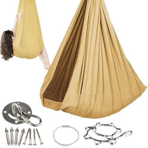weiting Hamac Suspendu pour - Respirable Confortable | Chaise de Hamac Balançoire pour Enfant | pour Garçons Chambre Balcon Jardin Camping Pelouse Véranda Patio