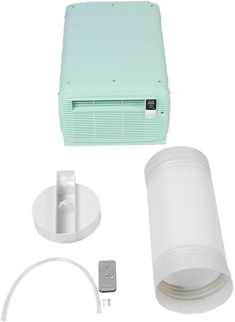 Aire acondicionado portátil industrial multifuncional mango ergonómico compacto RV enfriador de aire para tienda de campaña camping oficina dormitorio material ABS 11.22 x 9.06 x