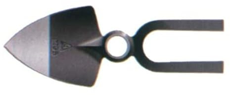 1 PZ ZAPPA CUORE BIDENTE OCCHIO TONDO 229A BELLOTA ACCIAIO FORGIATO GR 525 MM 110X310 SM.MM 32