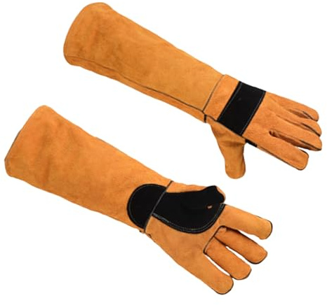 Générique Gants anti-morsure - Manchons de protection des bras | Gants pour manipulation des chats - pour le jardinage, la coupe, le toilettage, la cuisine, la soudure, le bâtiment, le bain
