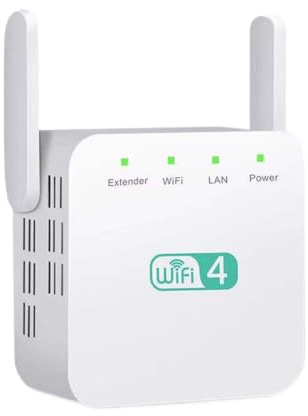 WiFi Extender Booster – 2.4GHz 300Mbps Repeater with Ethernet Port