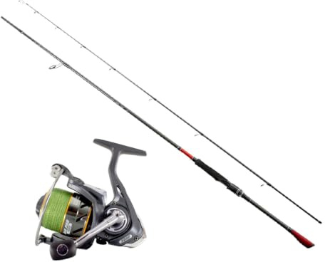 Zander Spinncombo CoroSpin 2,40m 10–40g + Alu Pro 3000 CO inkl. geflochtener Schnur – Raubfisch Angelset