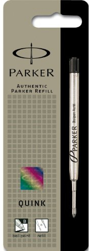 Parker Kugelschreibermine QUINK 1er Blister, Strichstärke B Schreibfarbe schwarz