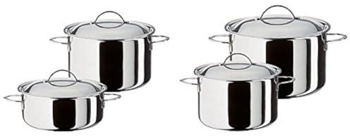 Spring 0285850604 Cristal Starter Set 4 teilig, Edelstahl, silber, 25 x 33,8 x 58,4 cm