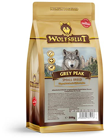 Wolfsblut - Grey Peak Small Breed - 500 g - Ziege - Trockenfutter - Hundefutter - Getreidefrei