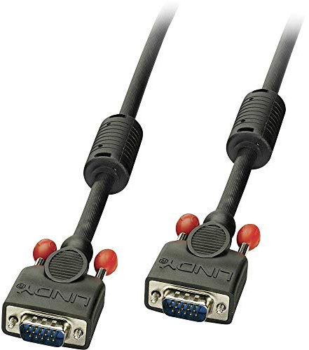 LINDY Câble VGA M/M, Noir, 5m