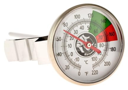 Rhino Milk Frothing Thermometer. Perfect Milk everytime (13cm)