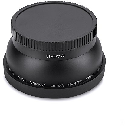 Professional Camera Wide Angle Lens,52mm 0.45X Wide Angle Universal Conversion Macro Lens Replacement for Camera Replacement for