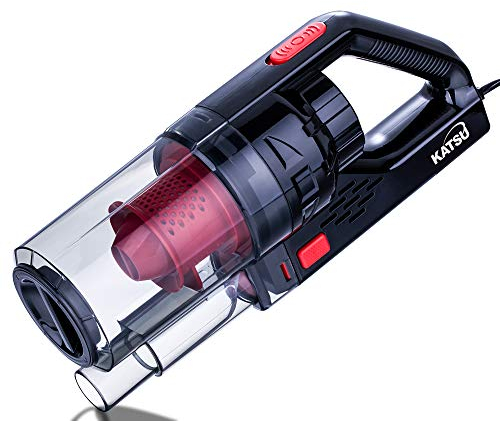 KATSU Car Vacuum Cleaner 150W Powerful Motor 7000PA Handheld Vacuum Super Strong Power Suction Wet/Dry Hoover.