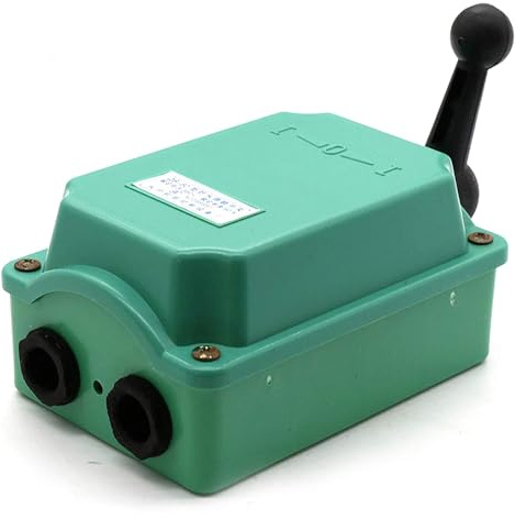 15 A, 380 V, resistente al agua, a prueba de polvo, funcionamiento sencillo, tambor reversible, interruptor giratorio