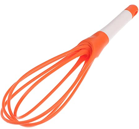 Amosfun Eiermischer, 25,4 cm, Silikon, Ballon-Schneebesen, Milchaufschäumer, Küchenutensilien zum Mischen und Rühren (grün)