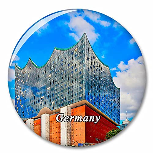 Deutschland Elbphilharmonie Hamburg Kühlschrank Magnete Dekorative Magnet Flaschenöffner Tourist City Travel Souvenir Collection Geschenk Starker Kühlschrank Aufkleber