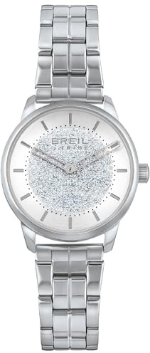 Breil, Collezione Lucille, Orologio Donna Elegante in Acciaio, Lunghezza Regolabile 13.5-19cm, Chiusura Déployante con Pulsanti, Cassa 29.5mm