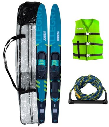 Jobe Teal Blue 59INCH Sci Acquatico Pacchetto Completo Allegre 2022 Teal Adulto Unisex