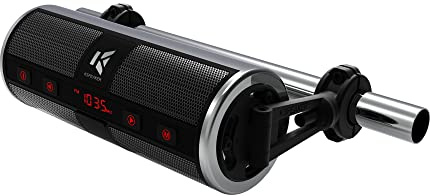 KSPEAKER Motorcycle Speakers Bluetooth Waterproof Radio Audio System Built-in Amplifier, Great for ATV, Scooter Bike,12 Volt Vehicle,3 Inch Metal Mp3 Player, K2ch