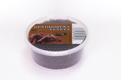 Dendrobena Mix Inhalt: ca. 40 Stück mit unterschiedlichen Wurmgrößen. Angelwürmer, Angelköder