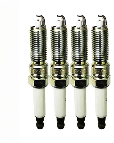 KFJFDHES 4PCS ILZKBR7B8DG 95770 Iridium Platin Zündkerze Kompatibel Mit Peugeot Mini Cooper Citroen 0242129512 Auto Zubehör Zündkerze Solides Terminal