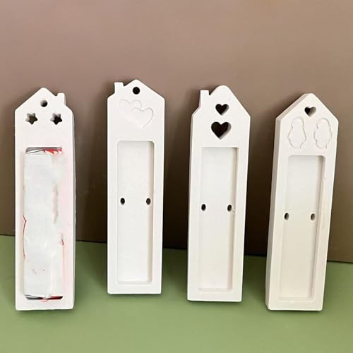 Silikonformen Gießformen Ostern, 4 Stück Osternhase Silikonform Ostern Geldgeschenk Silikonform Hase Gipsformen zum Gießen Ostern Pralinenschachtel Gießformen Silikon Ostern für Geldgeschenke (E)