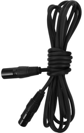 FONDOTIN Xlr Male to Female Microphone Cable Balance Line Dual Shielded Zinc Alloy for Recording Studios Broadcasting Dynamic Microphone