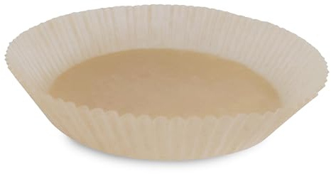 Guardini, Juego de 50 moldes redondos de 20 cm de diámetro, ideales para freidora de aire, papel antiadherente, desechable, línea Air Fryer