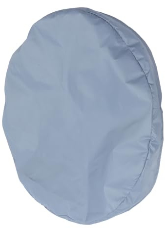Toyvian Oxford Fire Pit Cover Round 39.37 Inch Heavy Duty Outdoor Barbecue Pit Table Grill Cover with Snug Cord Fit Weather Resistant for Garden Patio