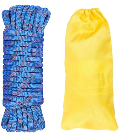 Gangying 12mm Static Climbing Rope 10m High Strength Rappelling Blue