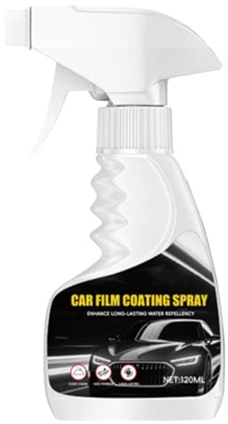 Spray d'étanchéité pour voiture - 120 ml - Film imperméable - Spray de restauration - Vitrificateur de verre de voiture imperméable - Pour une vision claire par les temps