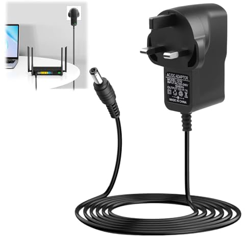 12V 1A Power Adapter AC Adapter 100-240V to 12v DC Power Supply Driver Transformer Universal Power Adapter 5.5mm x 2.1mm Jack power supply for LED Strip Lights, Router, CCTV Camera, Monitor