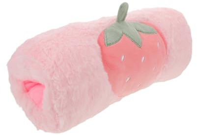 VALICLUD Comfortable Hand Muff Hand Warmer Pillow Soft Plush Portable Winter Warmth for Women Indoor Outdoor Use Cute Strawberry Design