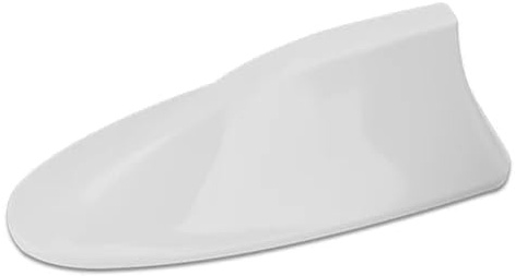 Antena automotriz Antena de Coche Antena de Aleta de tiburón Universal Compatible con Dacia, Duster, MCV 2 y Modus Espace.(White)
